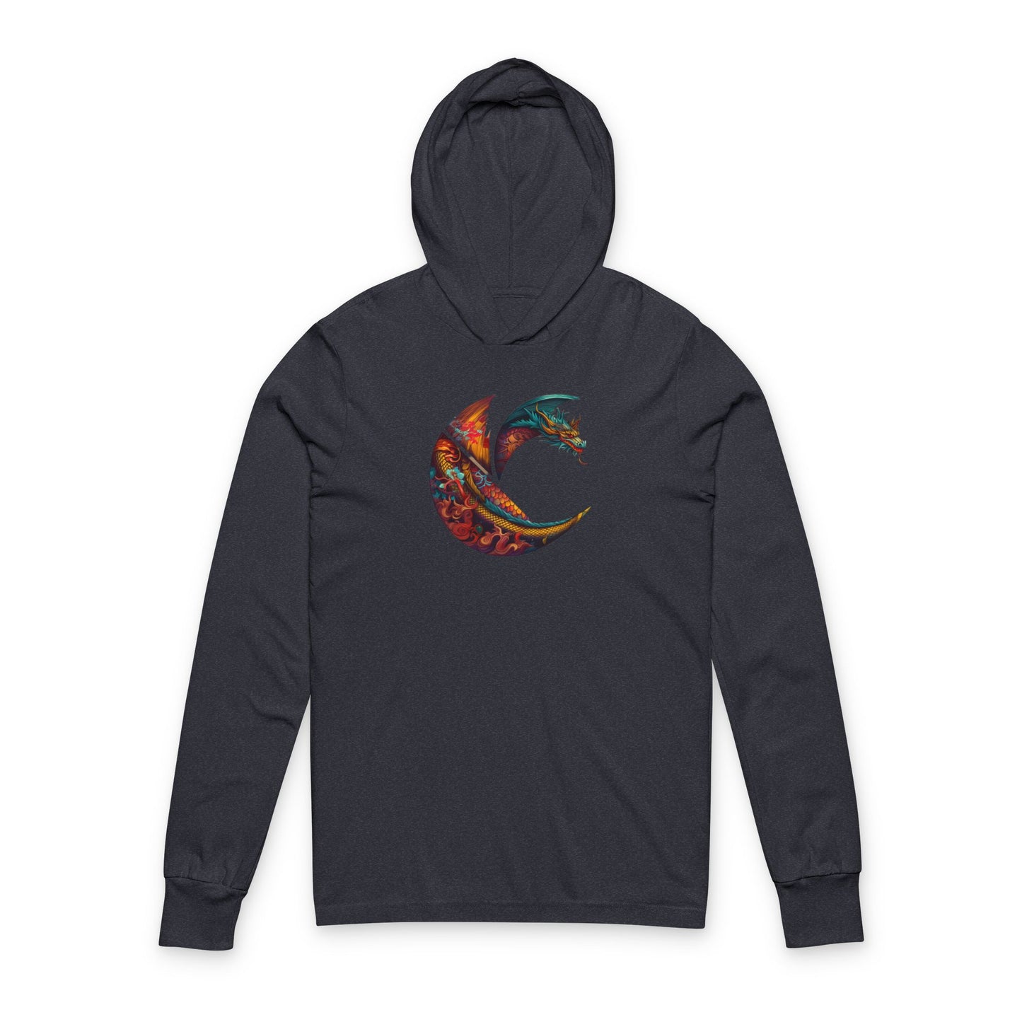"Dragon" #3 C-Logo Hooded Long Sleeve Tee