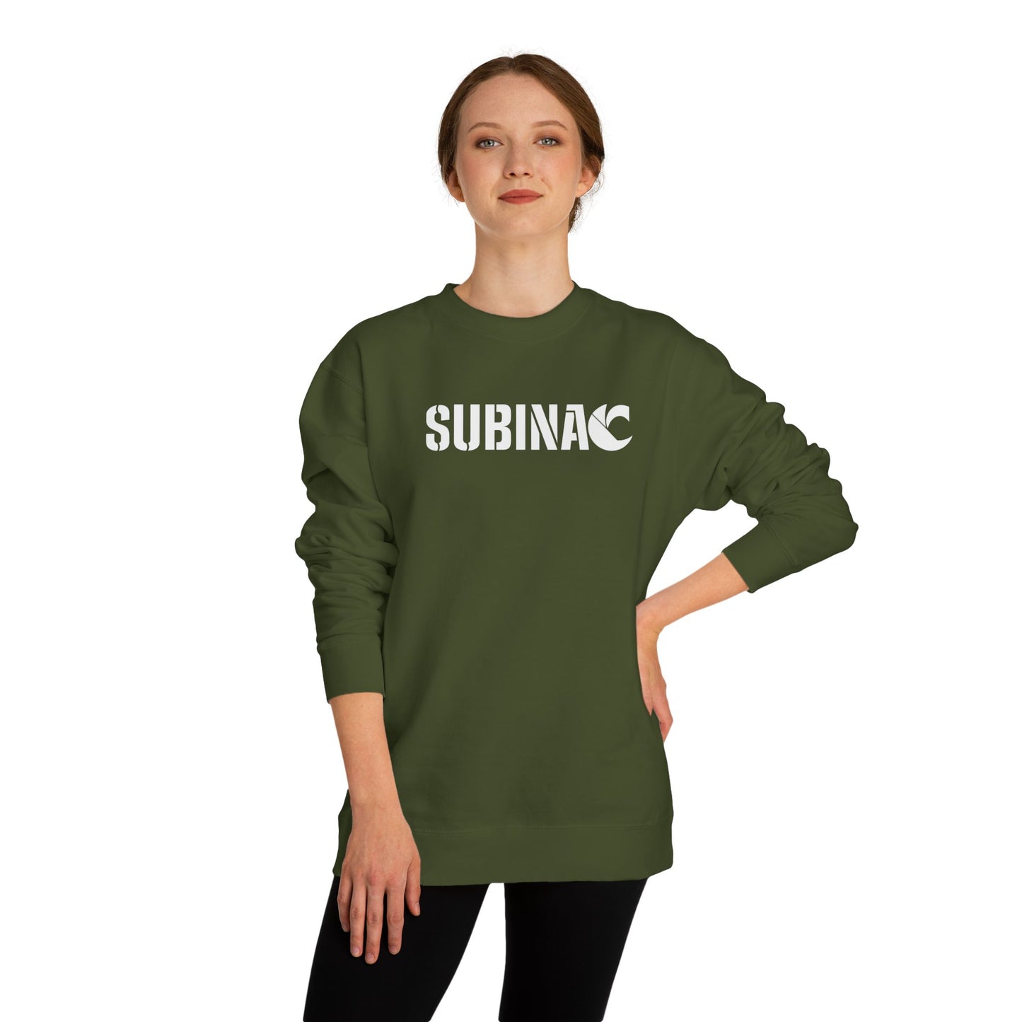 SUBINAC Crew Neck Sweatshirt - Comfortable Casual Wear