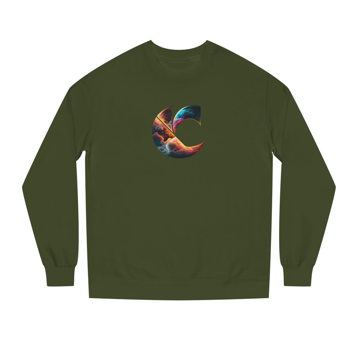 SUBINAC Crew Neck Sweatshirt - C-Logo Cloud Design