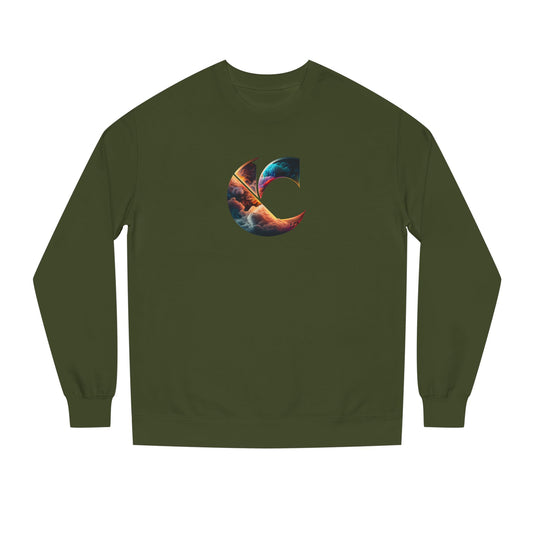 SUBINAC Crew Neck Sweatshirt - C-Logo Cloud Design