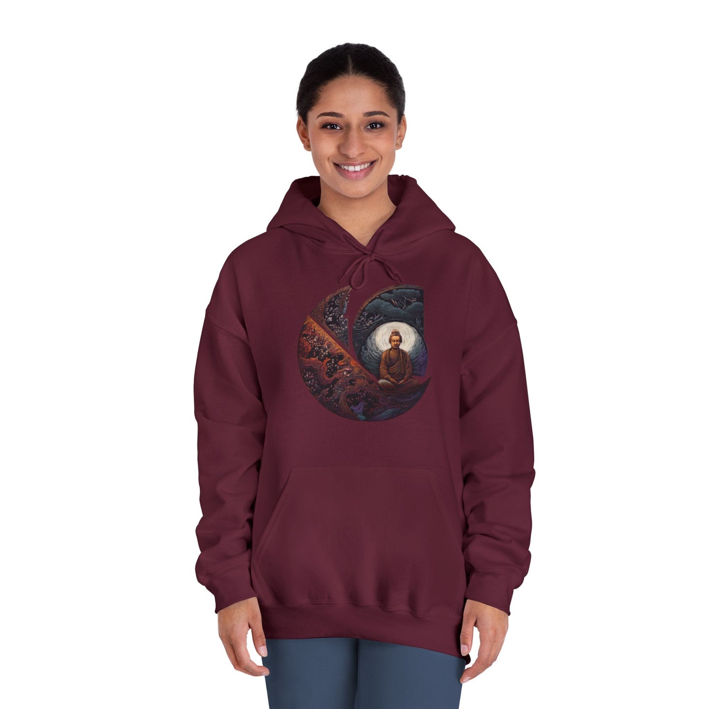C-Logo Monk Cozy Hooded Sweatshirt