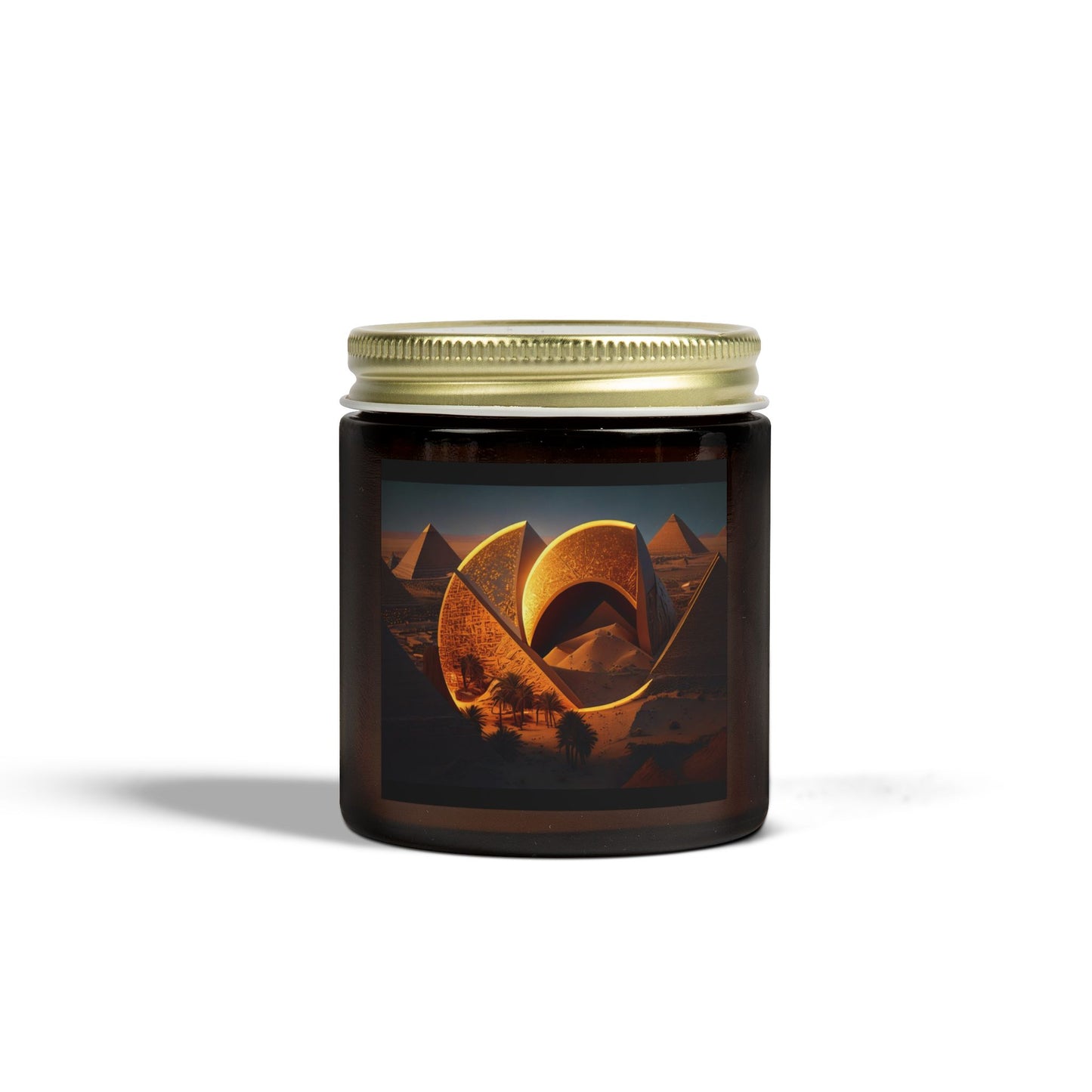 Amber Cinnamon C-Logo Candles - Mood-Enhancing Relaxation