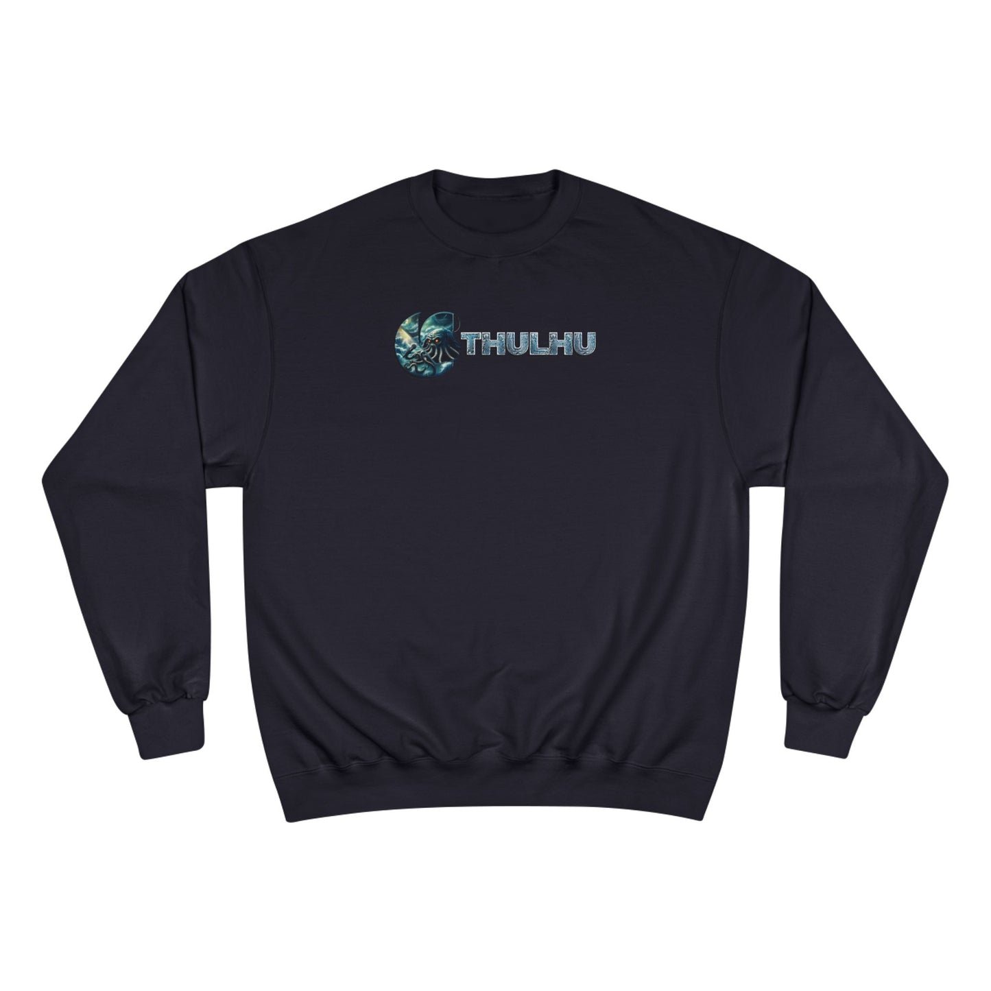 Cthulhu C-Logo Champion Sweater w/ Back Graphic