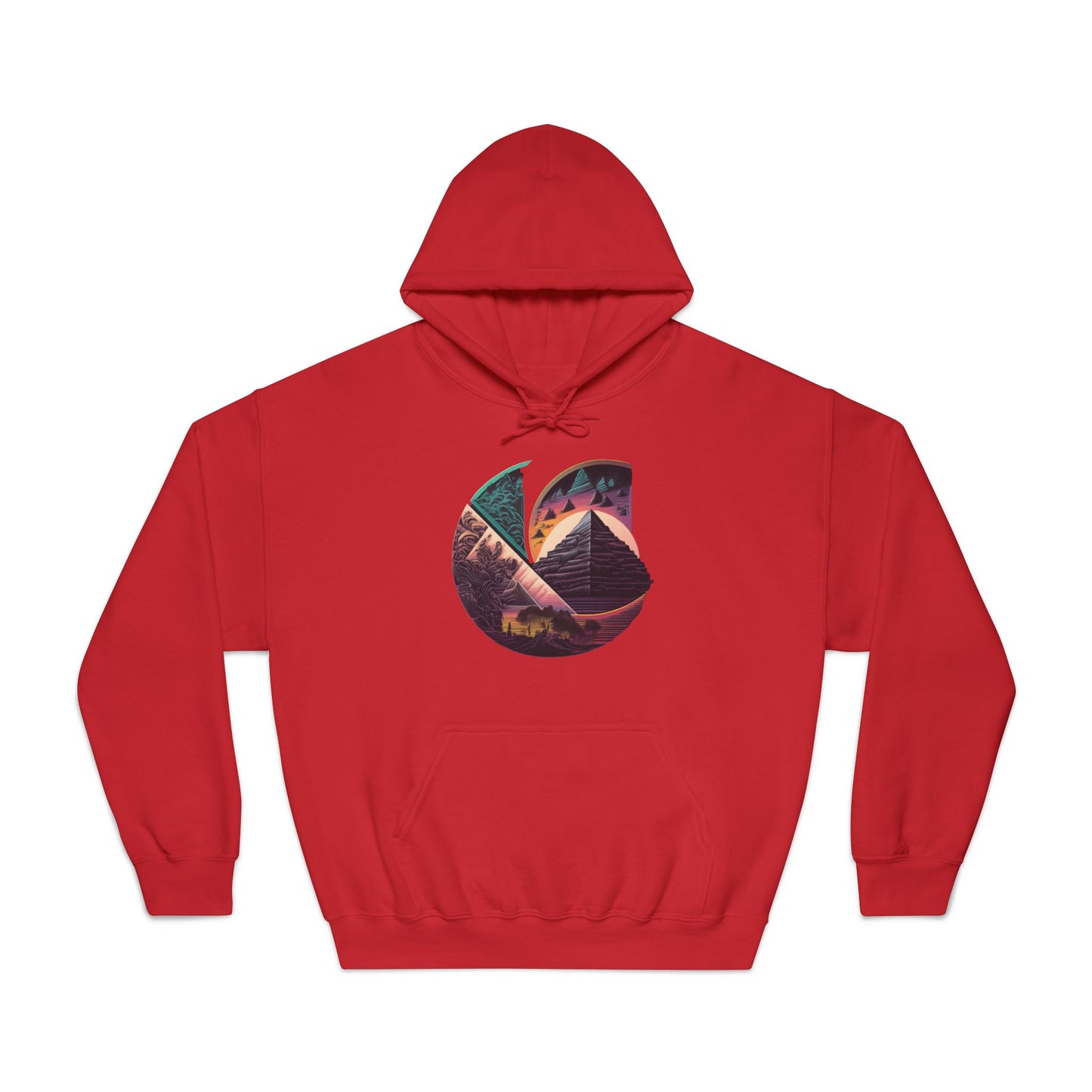 C-Logo Pyramid Cozy Hooded Sweatshirt