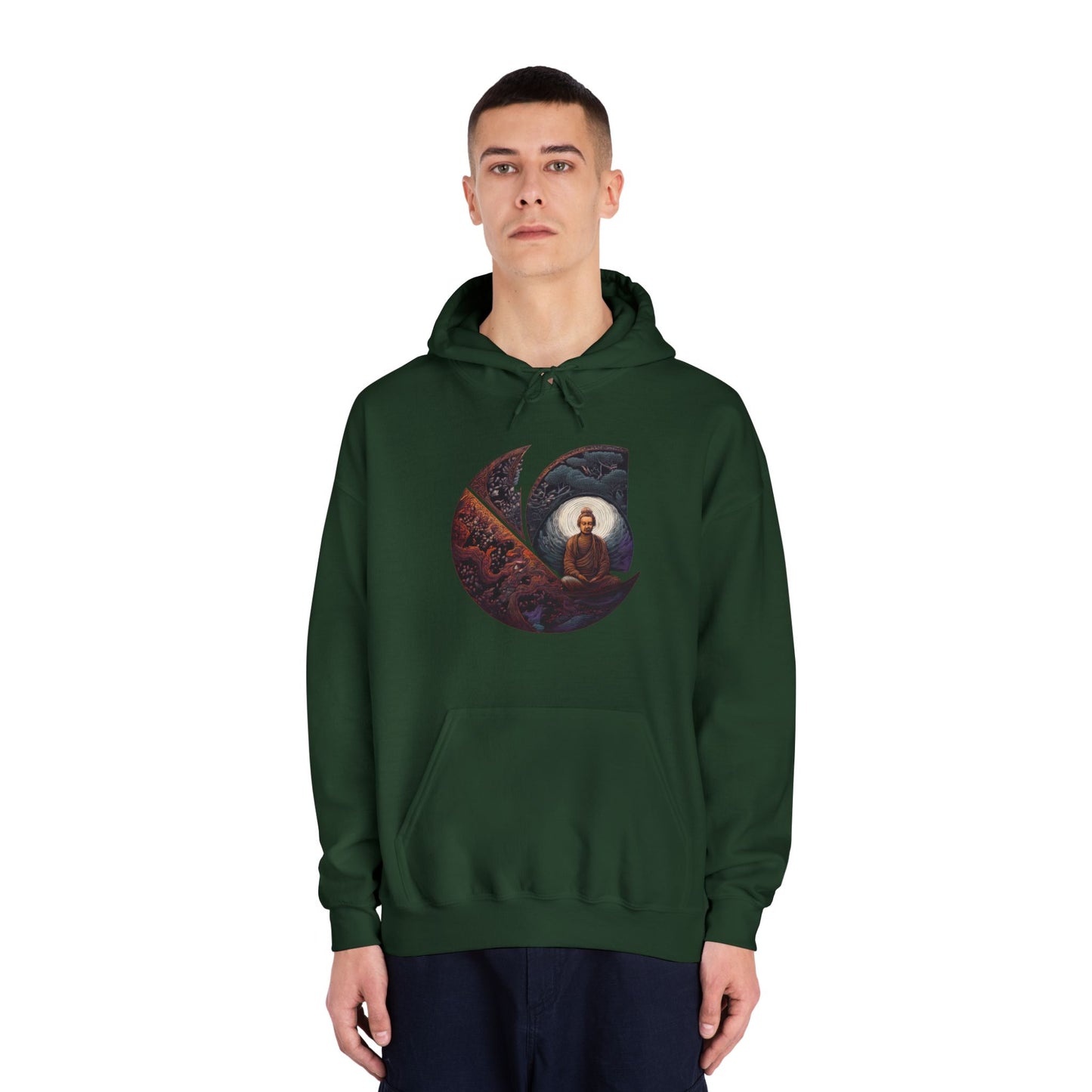 C-Logo Monk Cozy Hooded Sweatshirt