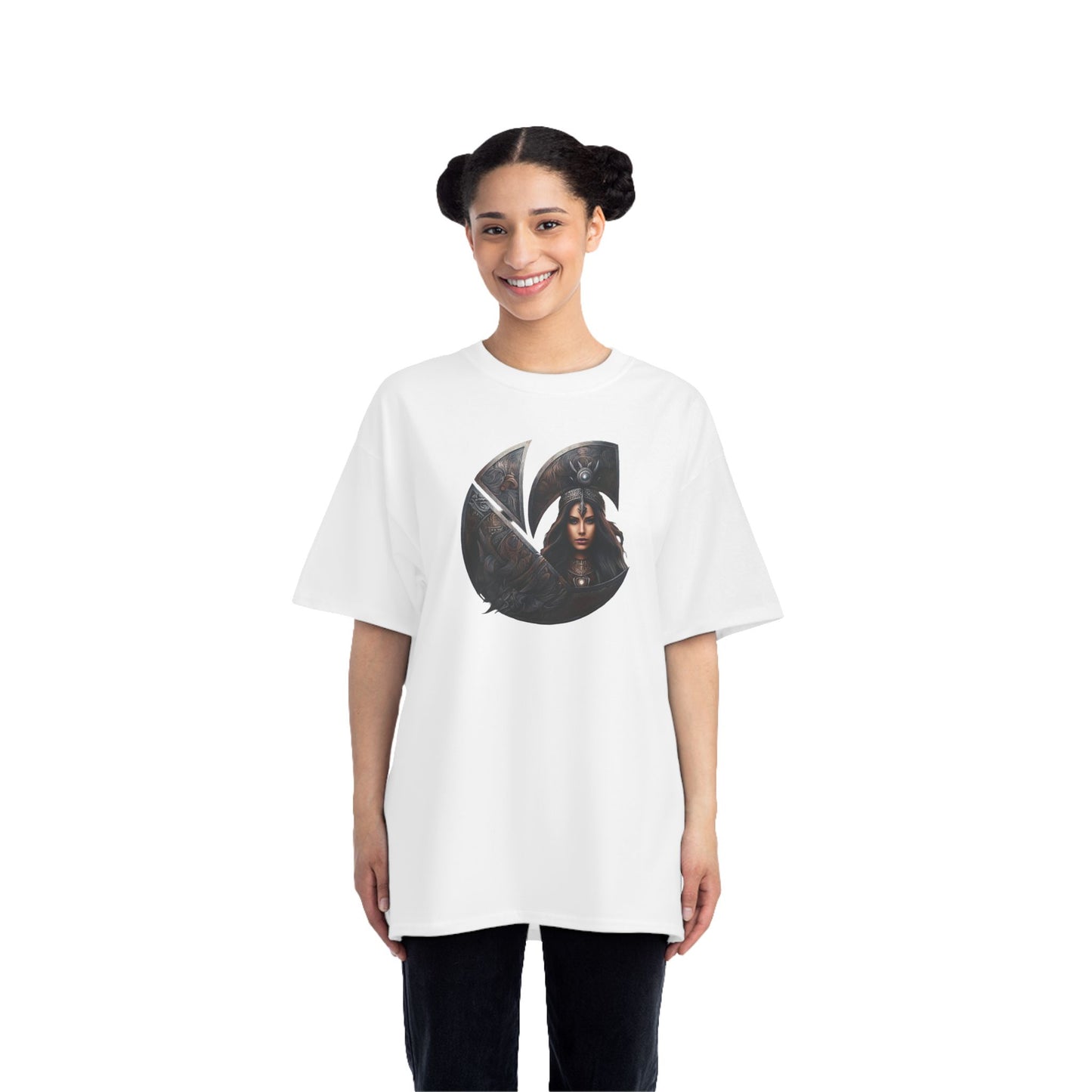 "Brynhildr" Norse C-Logo Graphic T Short-Sleeve