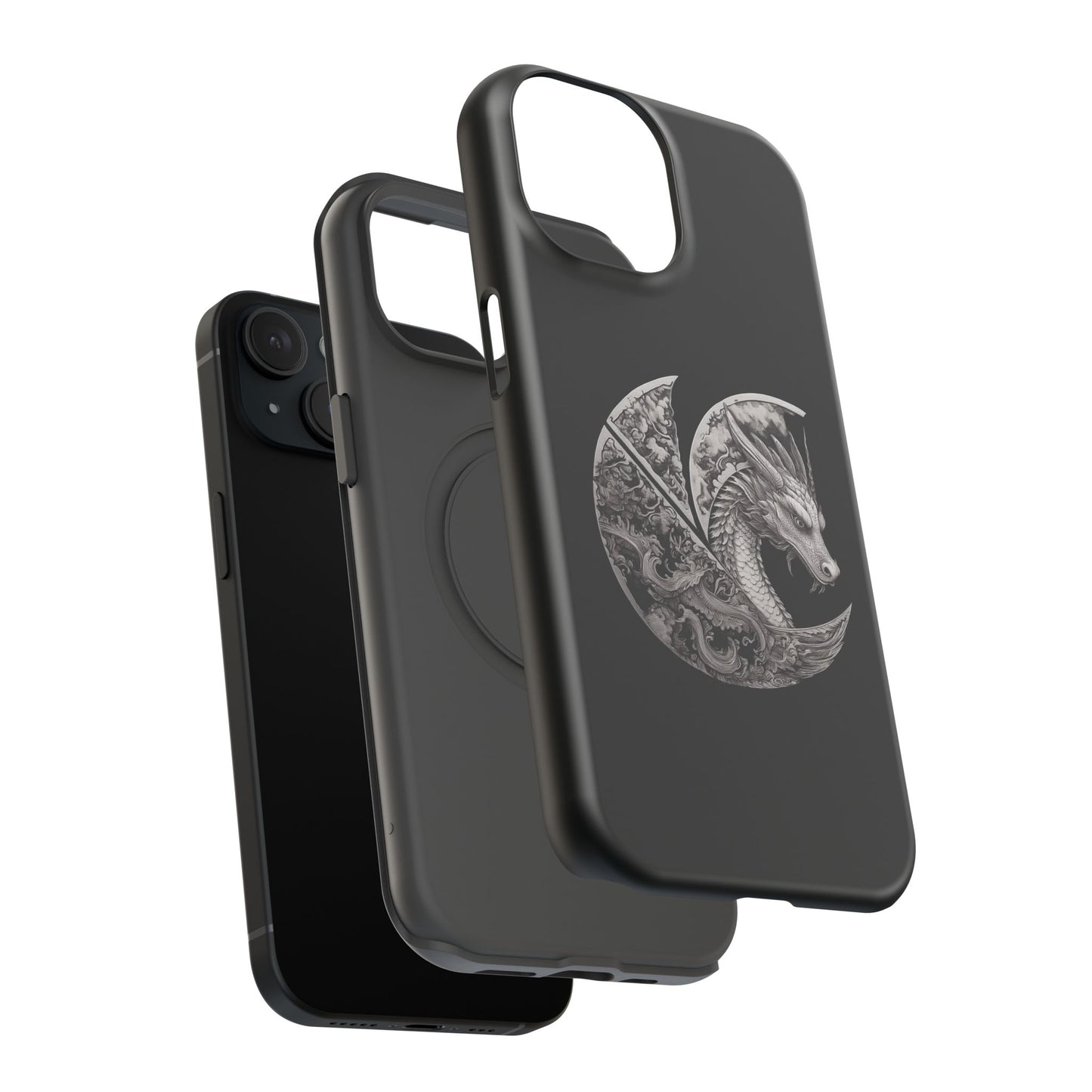 Dragon Design C-Logo Impact-Resistant Phone Case - iPhone 15