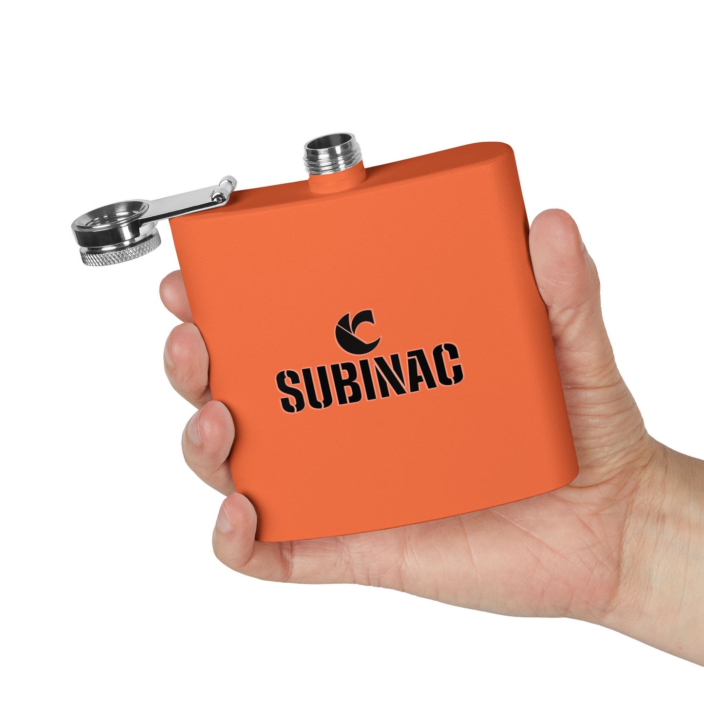 SUBINAC Personalized Stainless Steel Flask - 6oz - Perfect for Gifting & Celebrations