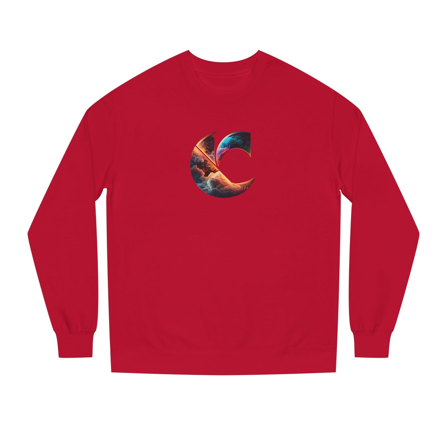SUBINAC Crew Neck Sweatshirt - C-Logo Cloud Design