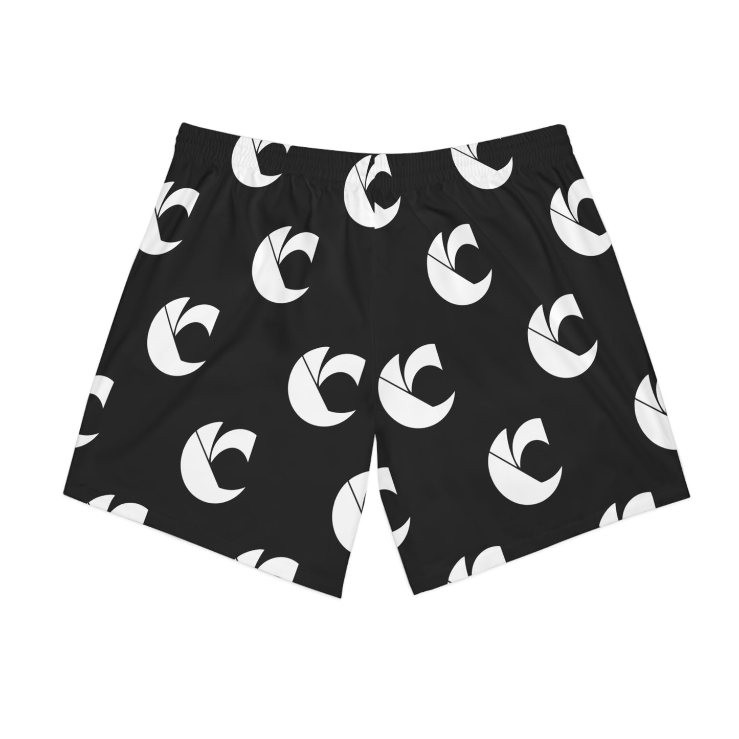 C-Logo Elastic Waist Shorts - Full Print