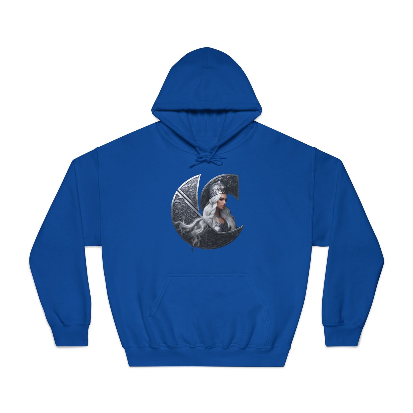 C-Logo "Nyx" Norse Cozy Hooded Sweatshirt