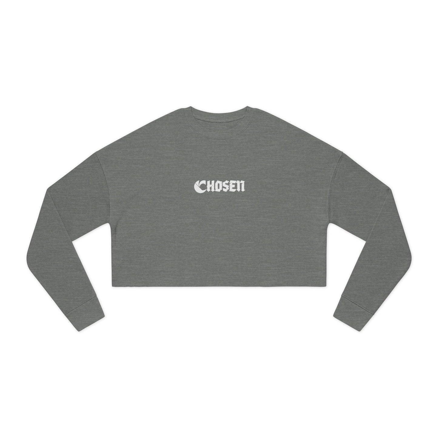 "C'hosen" C-Logo Cropped Sweatshirt - ”Chosen by Fire, Forged by Purpose”