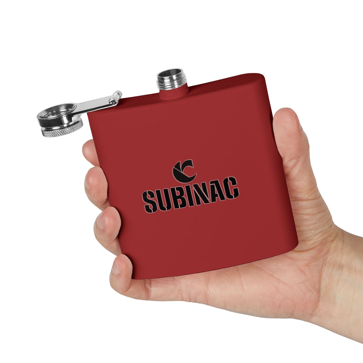 SUBINAC Personalized Stainless Steel Flask - 6oz - Perfect for Gifting & Celebrations