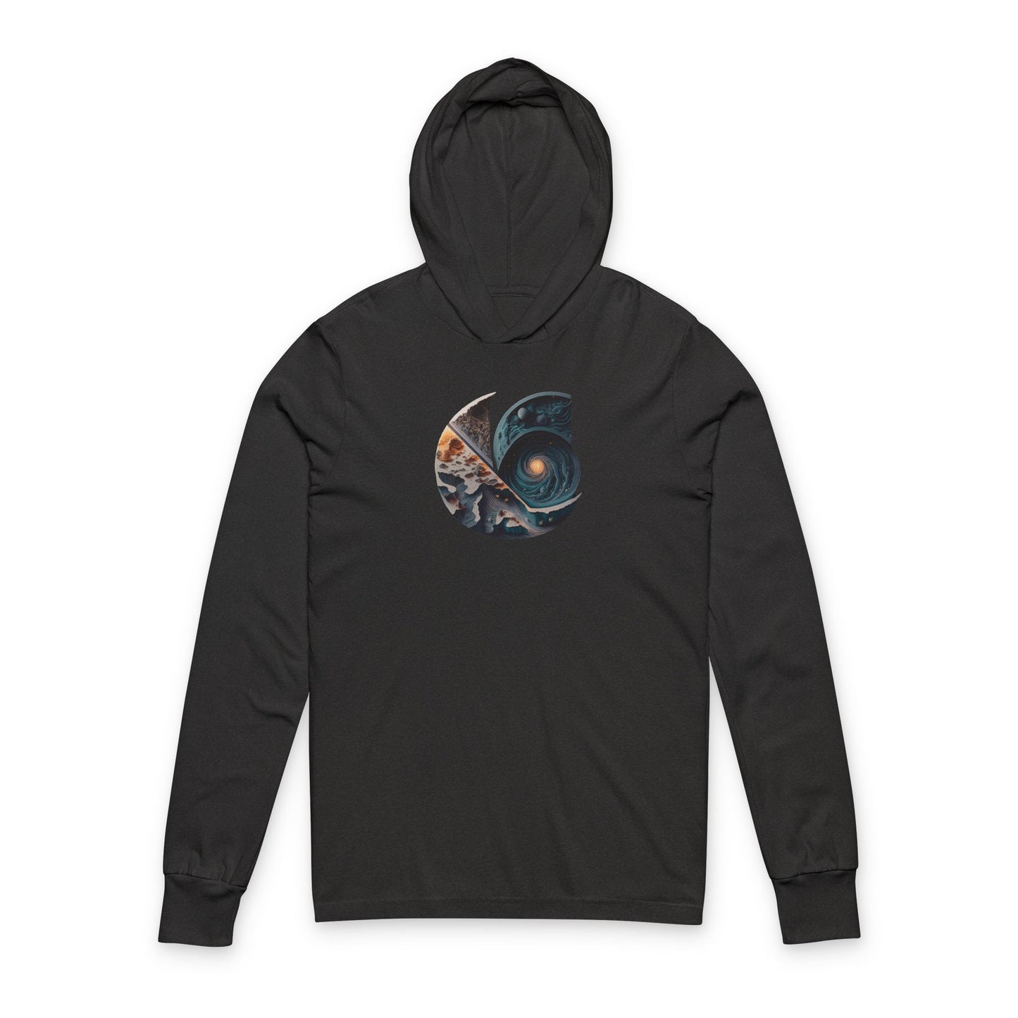 M-51 C-Logo Hooded Long Sleeve Tee - Explore the Universe in Comfort