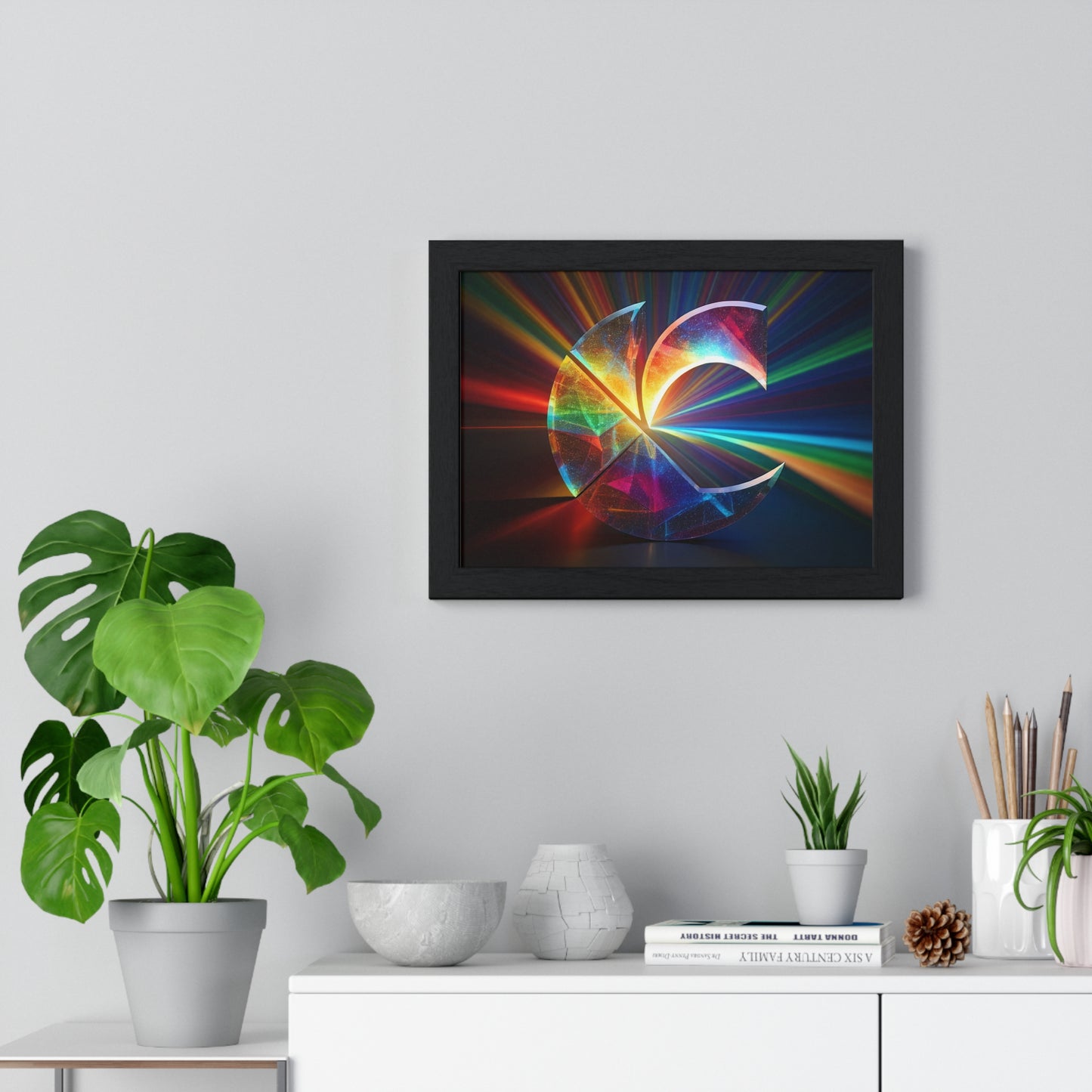 C-Logo Prism Framed Poster