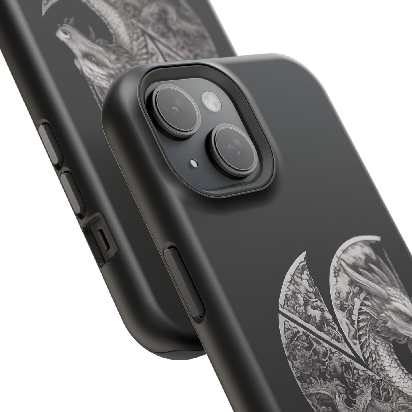 Dragon Design C-Logo Impact-Resistant Phone Case - iPhone 15
