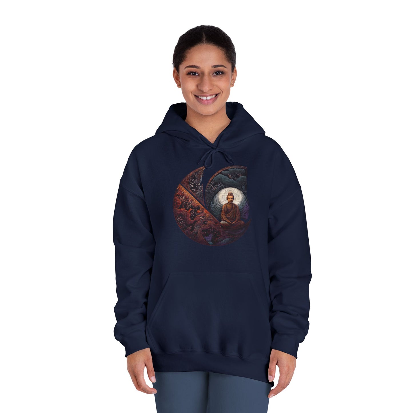C-Logo Monk Cozy Hooded Sweatshirt