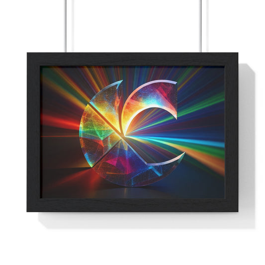 C-Logo Prism Framed Poster