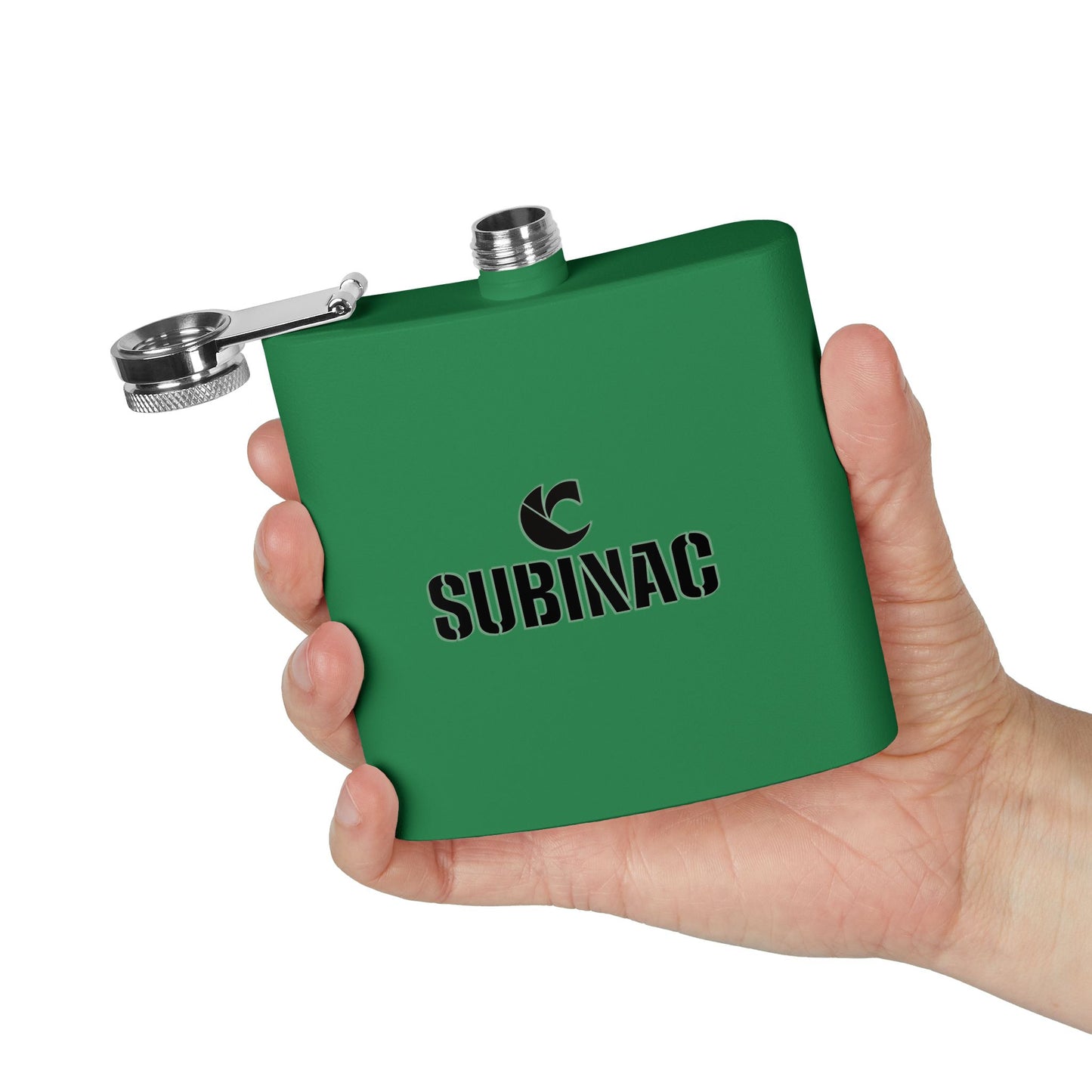 SUBINAC Personalized Stainless Steel Flask - 6oz - Perfect for Gifting & Celebrations
