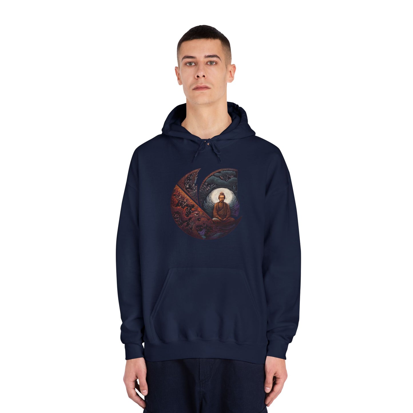 C-Logo Monk Cozy Hooded Sweatshirt
