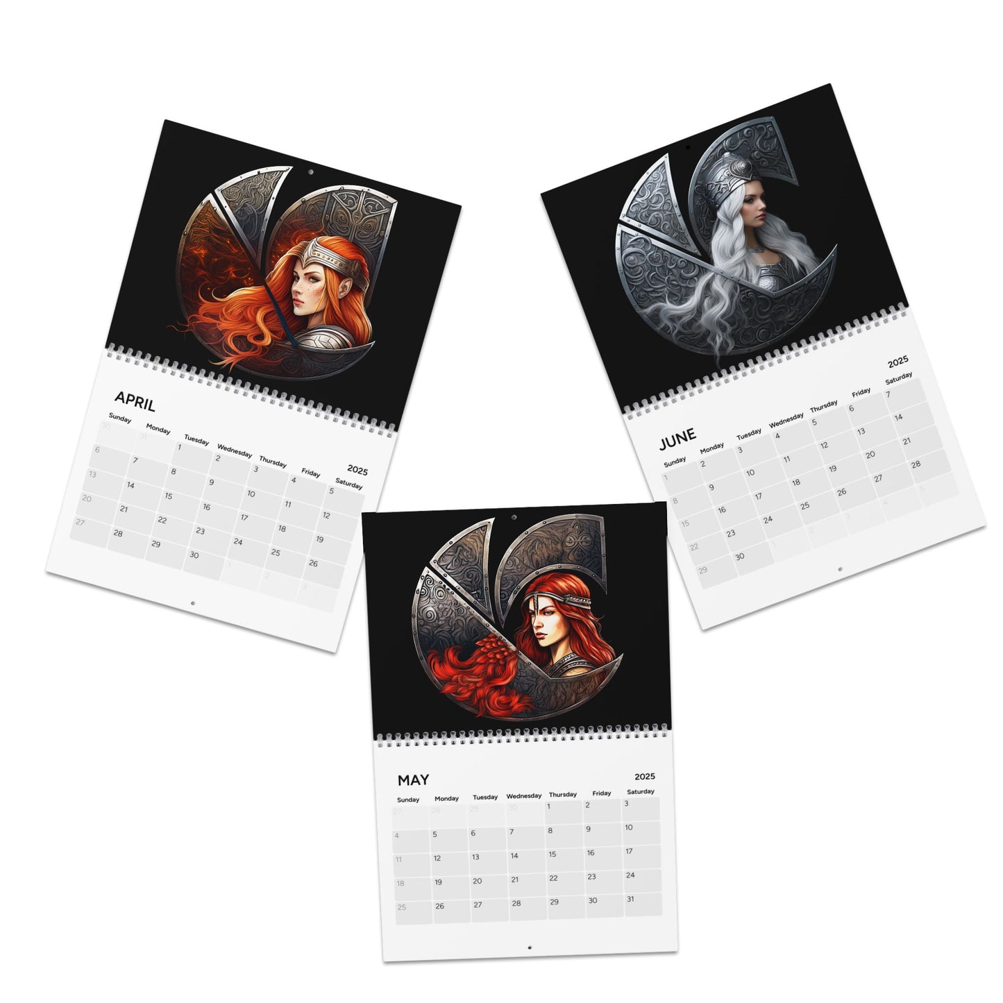 C-Logo Norse "12" Shieldmaiden Calendar