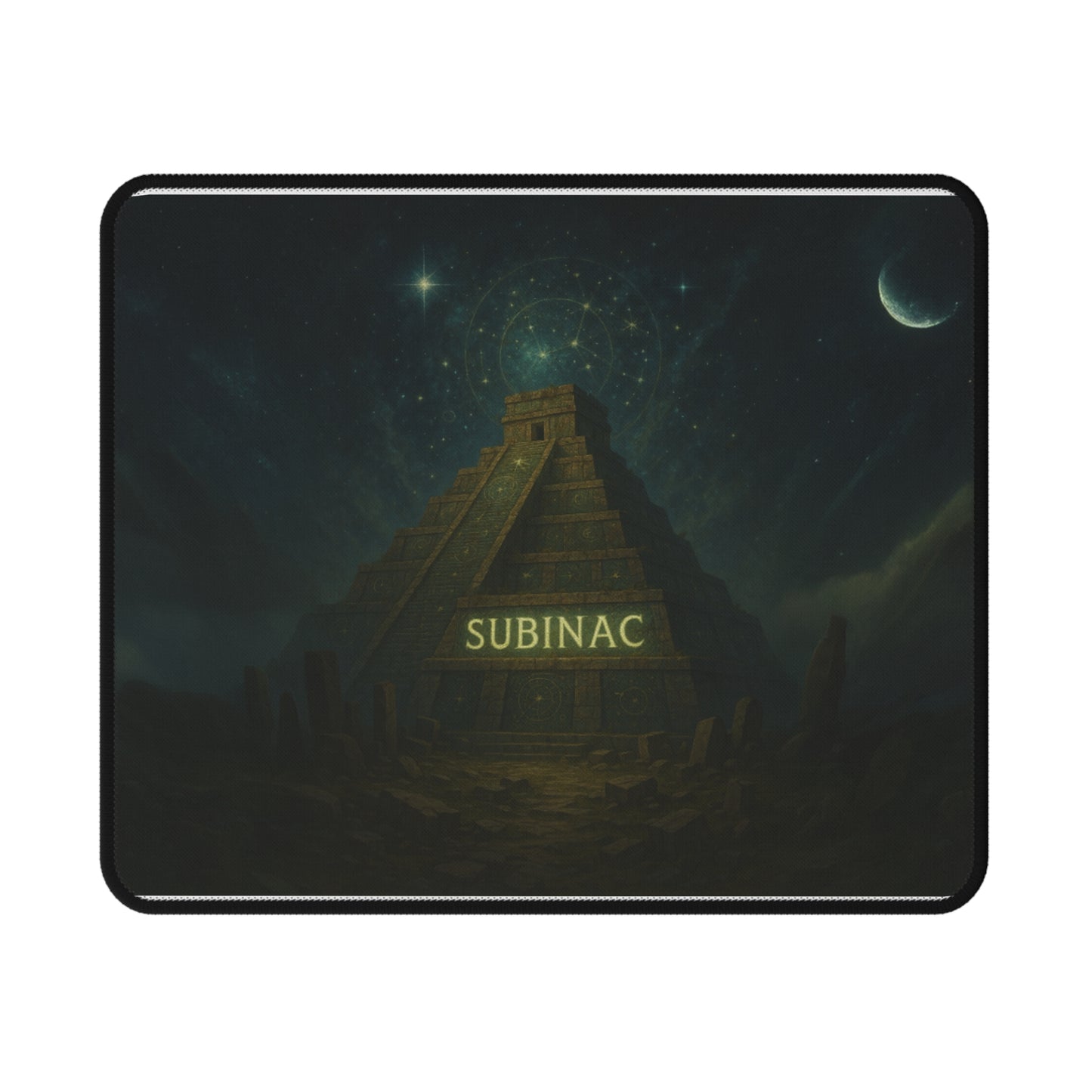 SUBINAC Pyramid Gaming Mouse Pad - Non-Slip, Perfect for Gamers & Geeks