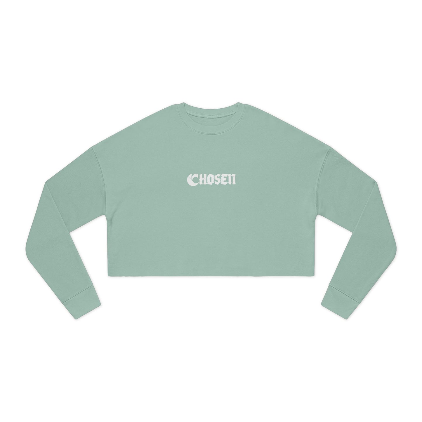 "C'hosen" C-Logo Cropped Sweatshirt - ”Chosen by Fire, Forged by Purpose”