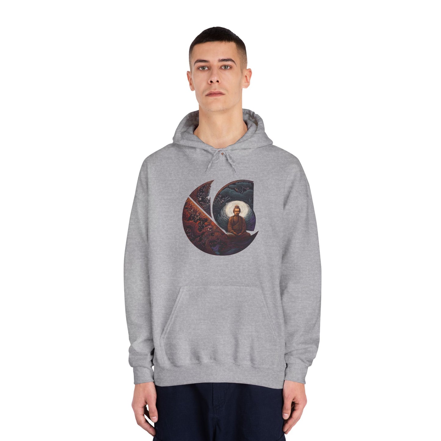 C-Logo Monk Cozy Hooded Sweatshirt