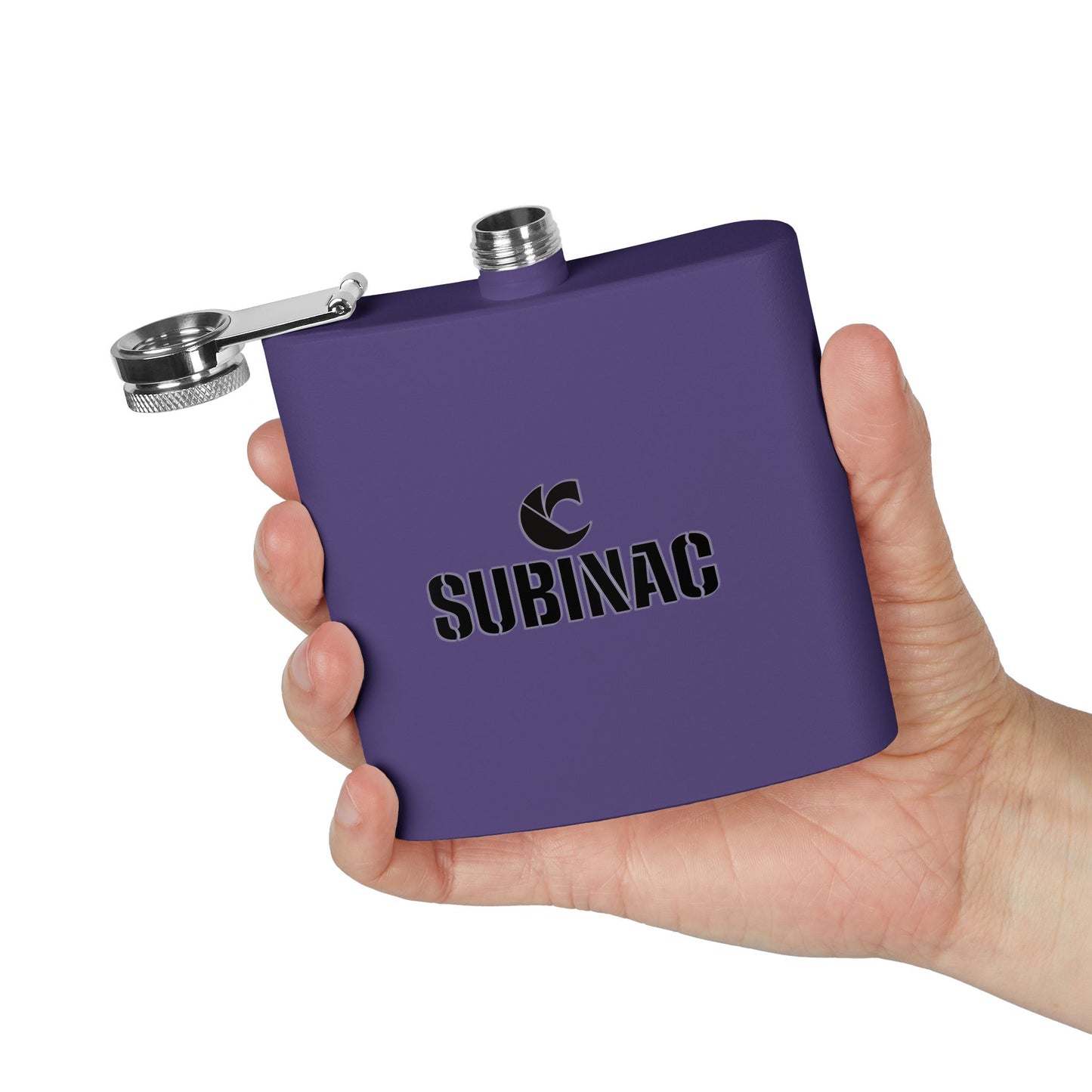 SUBINAC Personalized Stainless Steel Flask - 6oz - Perfect for Gifting & Celebrations