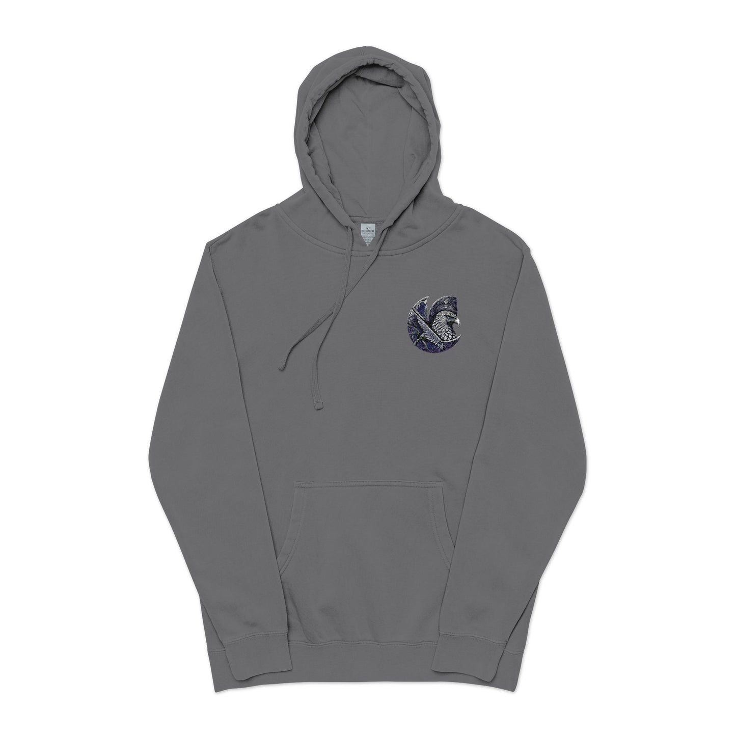 C-Logo Eagle Pigment-Dyed Hoodie