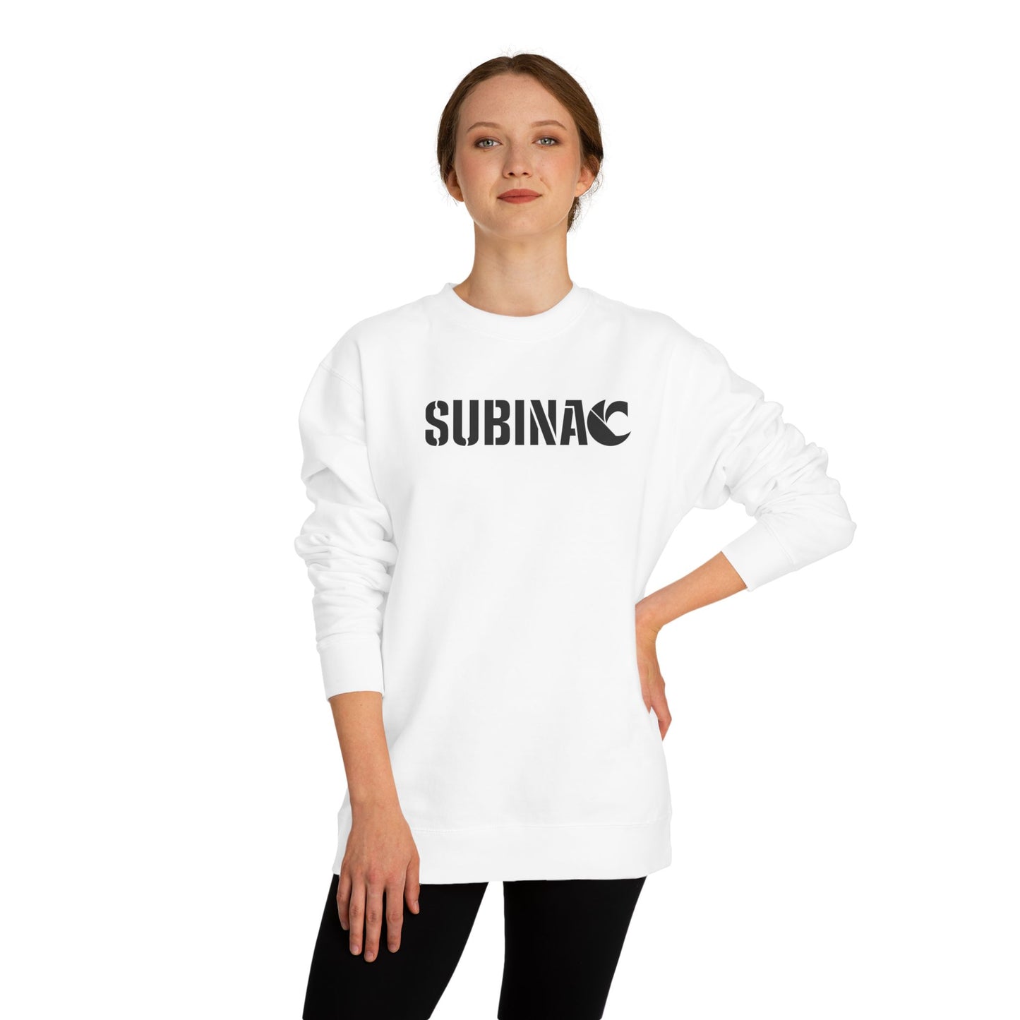 SUBINAC Trendy Unisex Crew Neck Sweatshirt - Comfortable Casual Wear