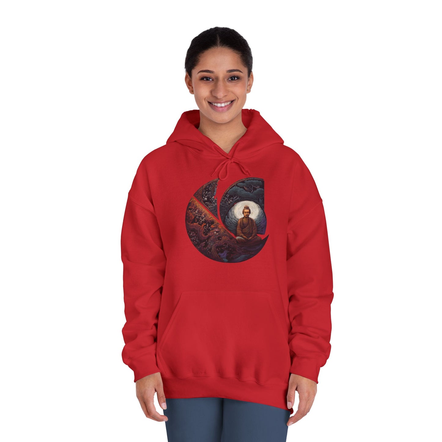 C-Logo Monk Cozy Hooded Sweatshirt