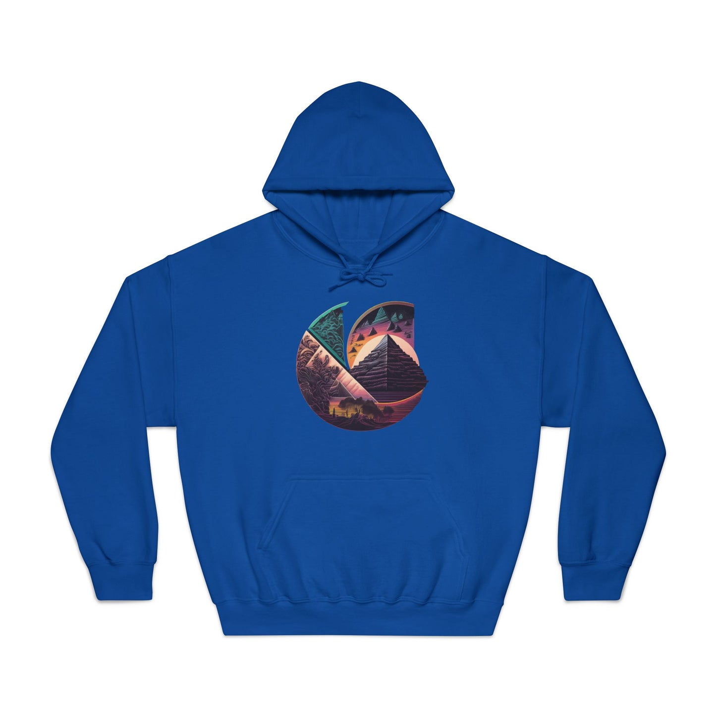 C-Logo Pyramid Cozy Hooded Sweatshirt
