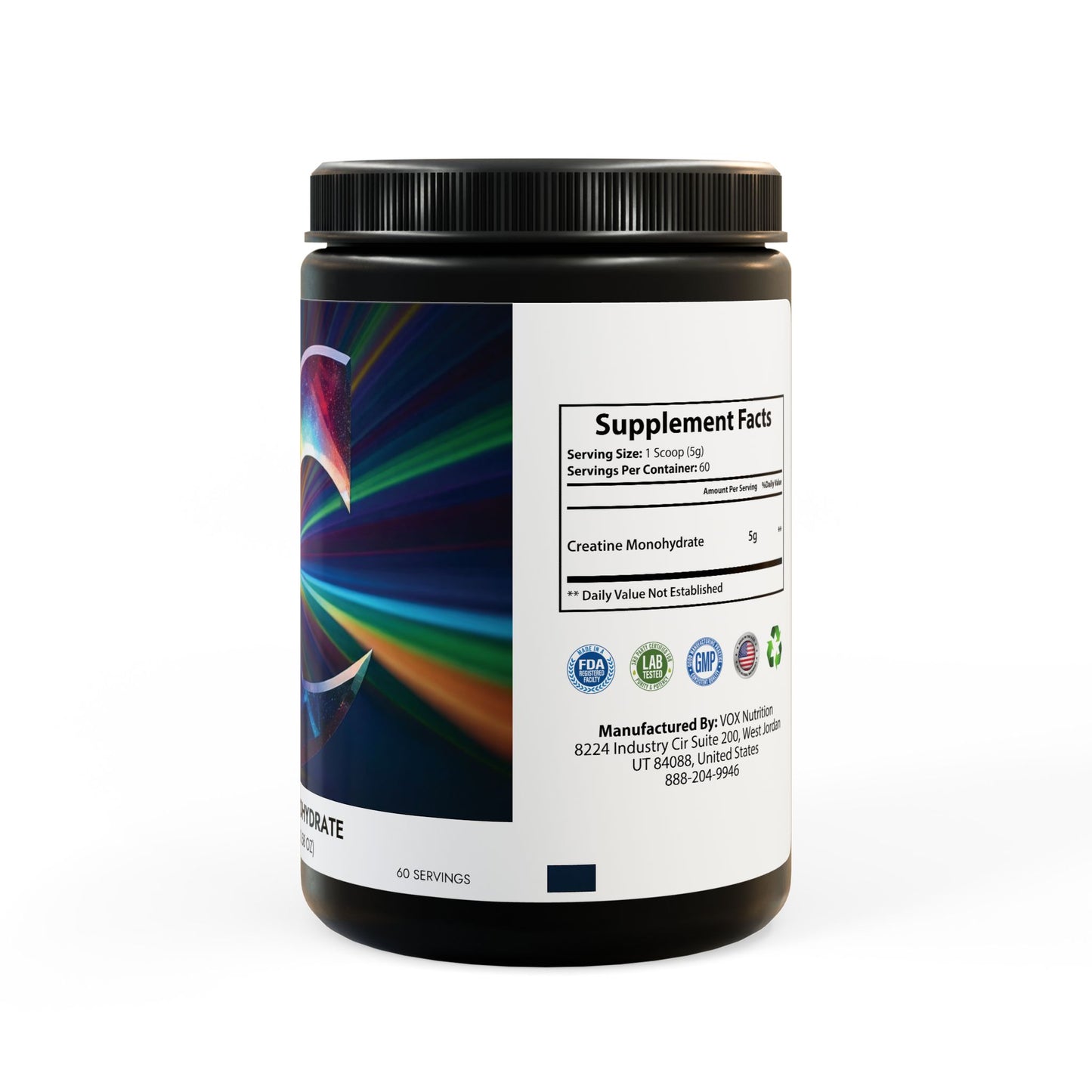 Creatine Monohydrate Supplement (300g, 10.58oz)