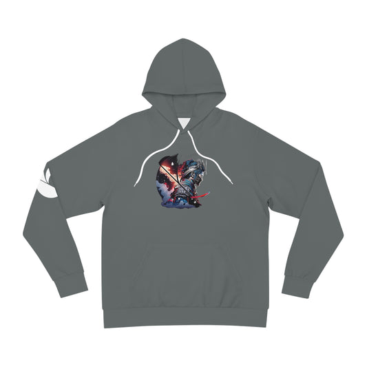 C-Logo "Samurai Smoke" Sleeve & Chest Hoodie