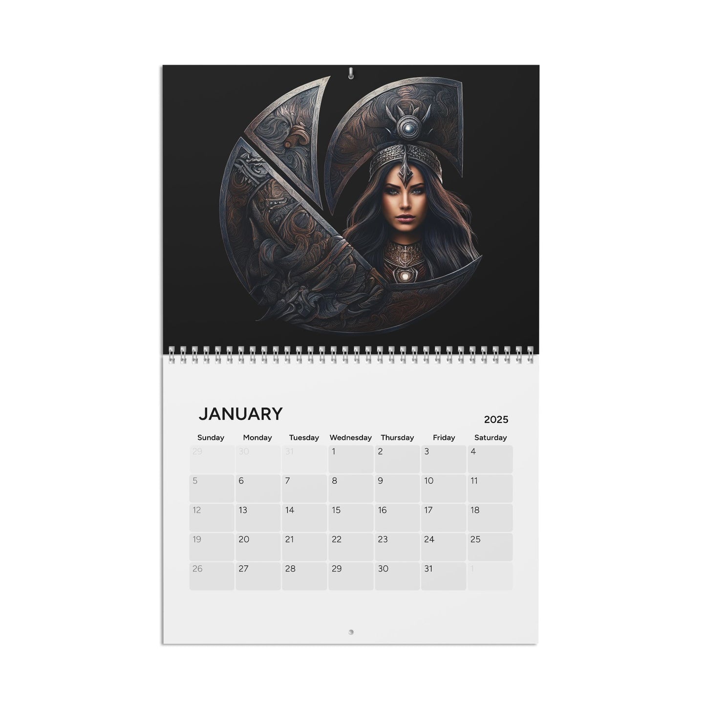 C-Logo Norse "12" Shieldmaiden Calendar