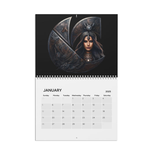 C-Logo Norse "12" Shieldmaiden Calendar