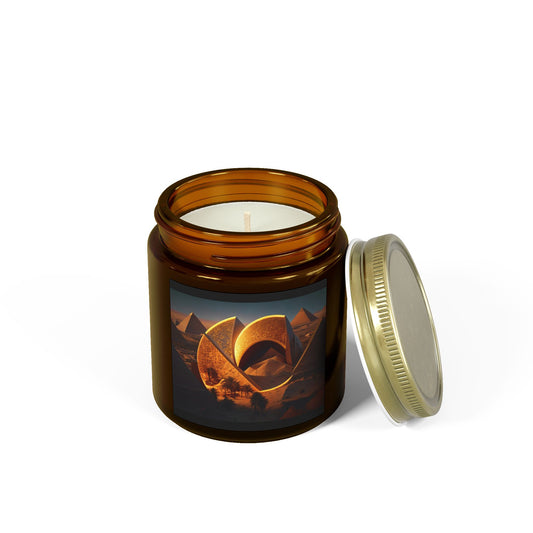 Amber Cinnamon C-Logo Candles - Mood-Enhancing Relaxation