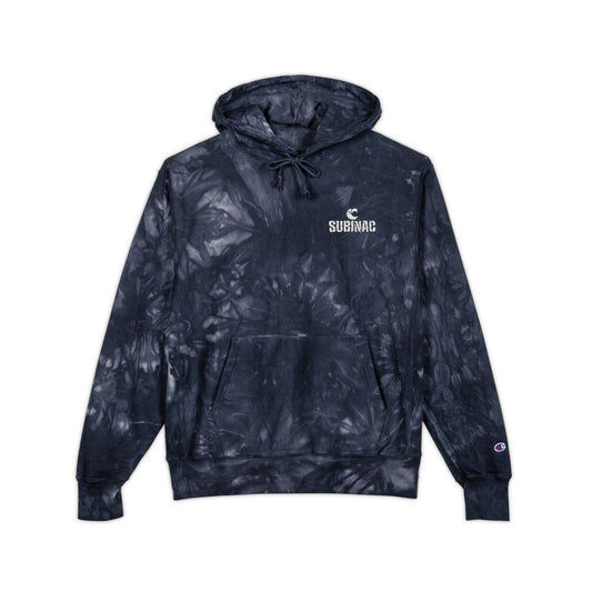 SUBINAC Tie-Dye Hoodie w/ Embroidered Design
