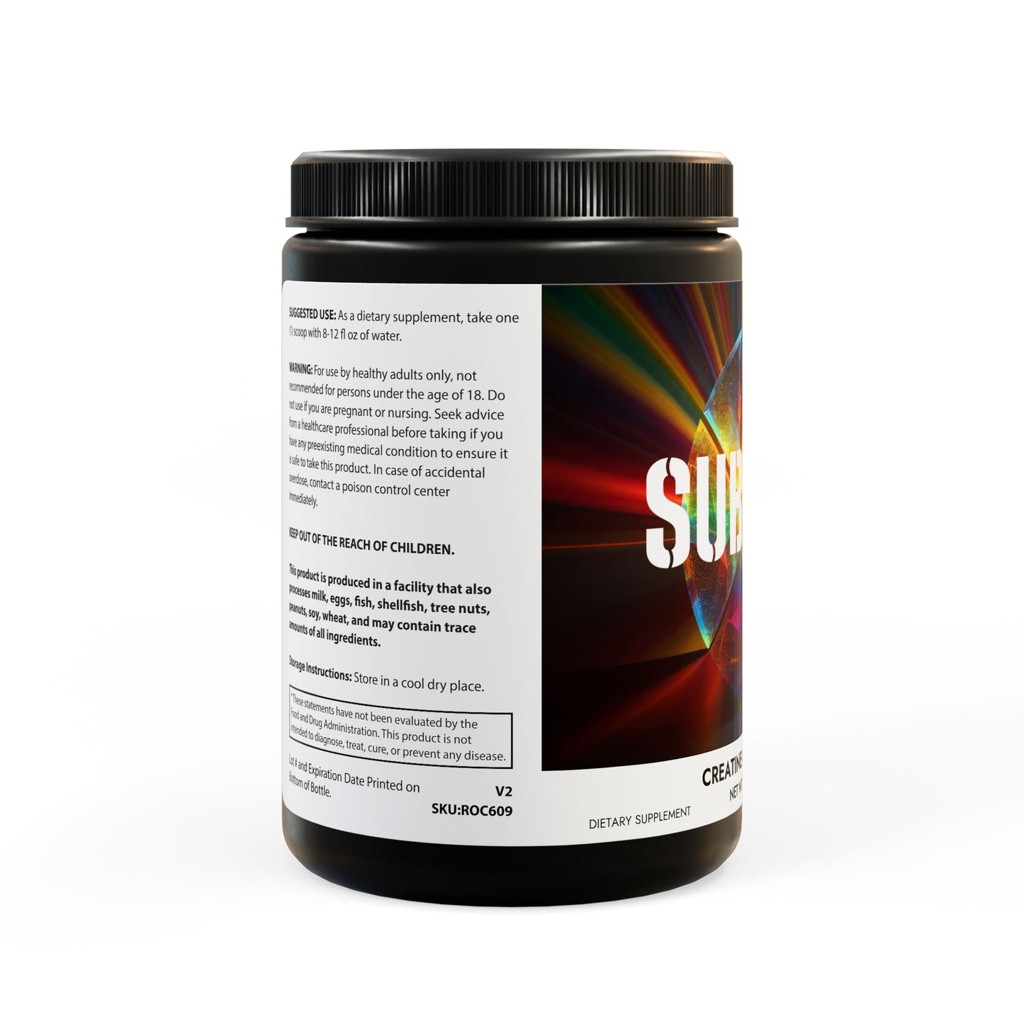 "SUBINAC" Creatine Monohydrate Supplement (300g, 10.58oz)