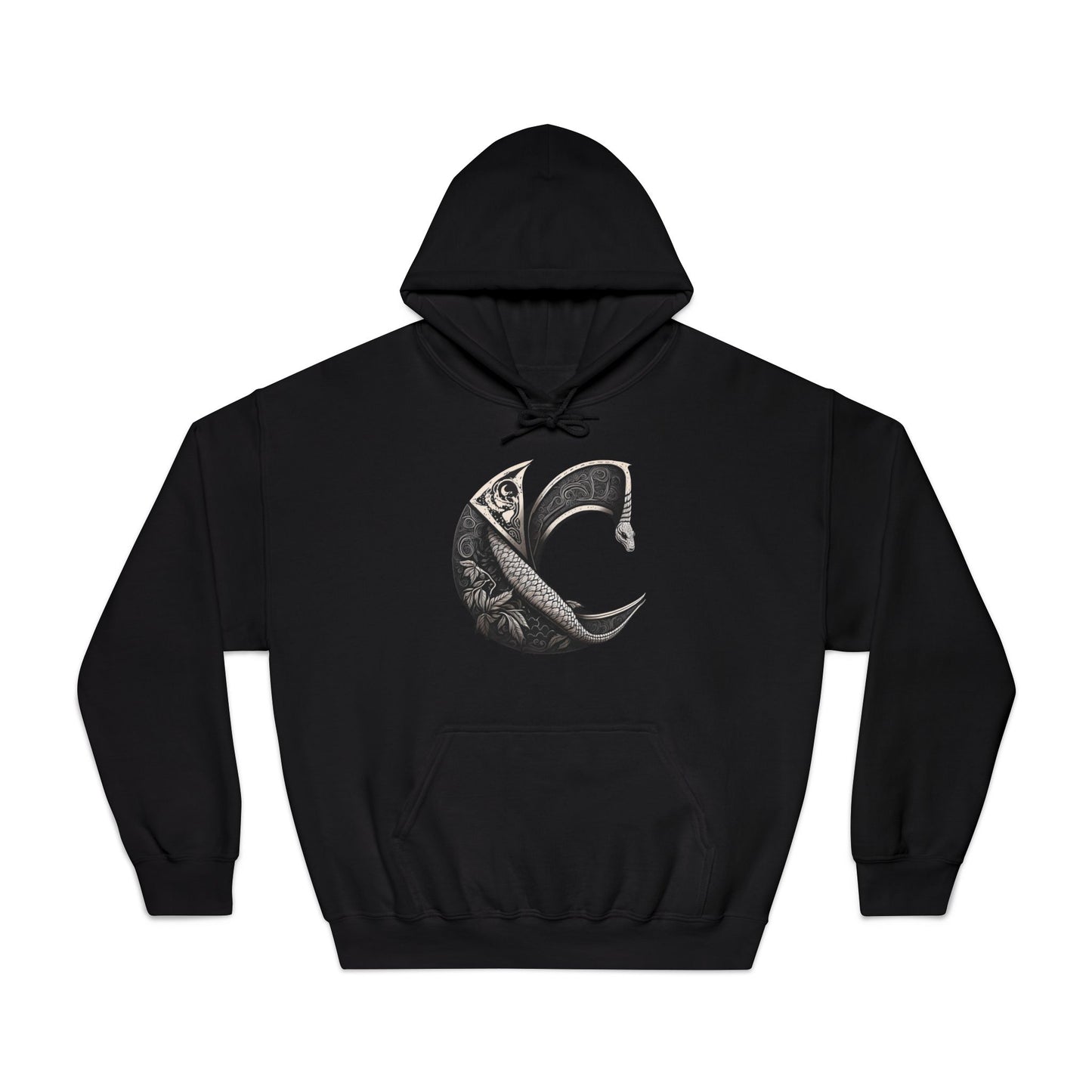 C-Logo Serpent Cozy Hooded Sweatshirt