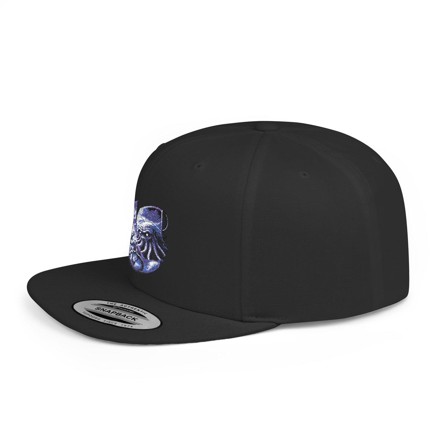 "Cthulhu" C-Logo Ocean Wave Embroidered Snapback Hat