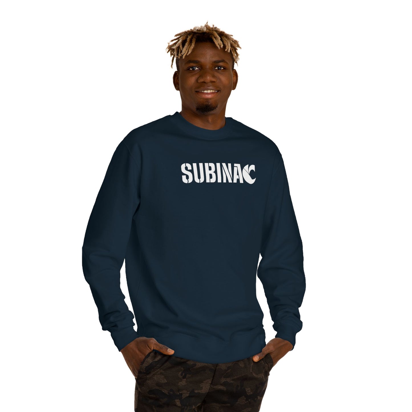 SUBINAC Crew Neck Sweatshirt - Comfortable Casual Wear