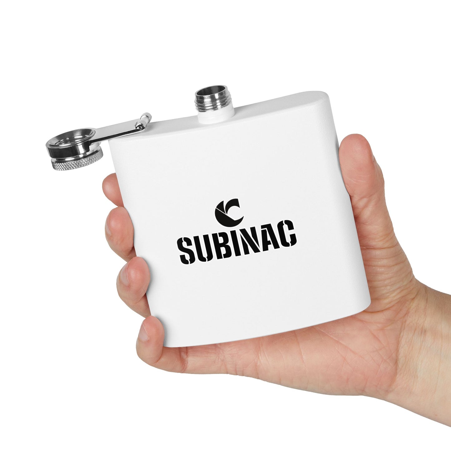 SUBINAC Personalized Stainless Steel Flask - 6oz - Perfect for Gifting & Celebrations