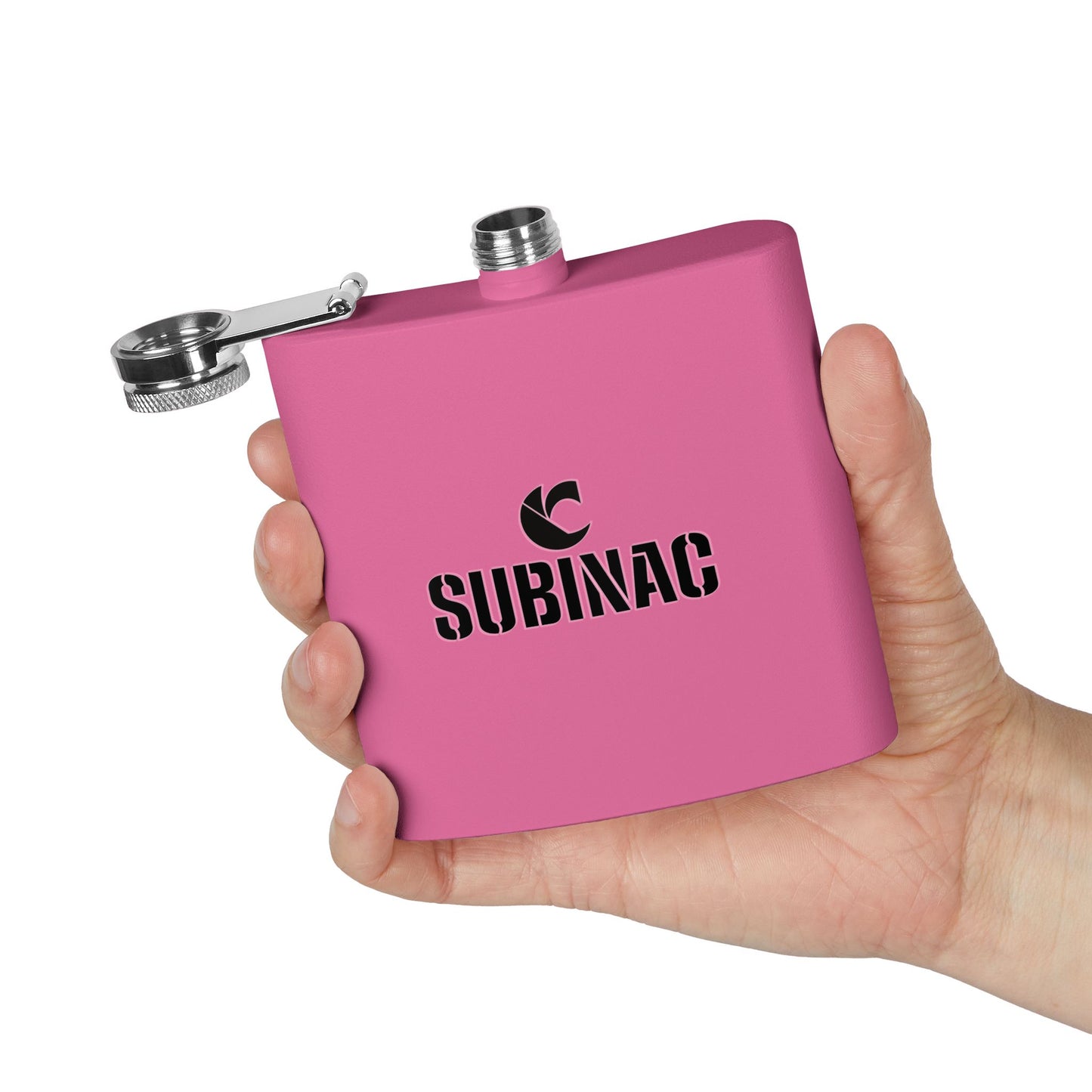 SUBINAC Personalized Stainless Steel Flask - 6oz - Perfect for Gifting & Celebrations