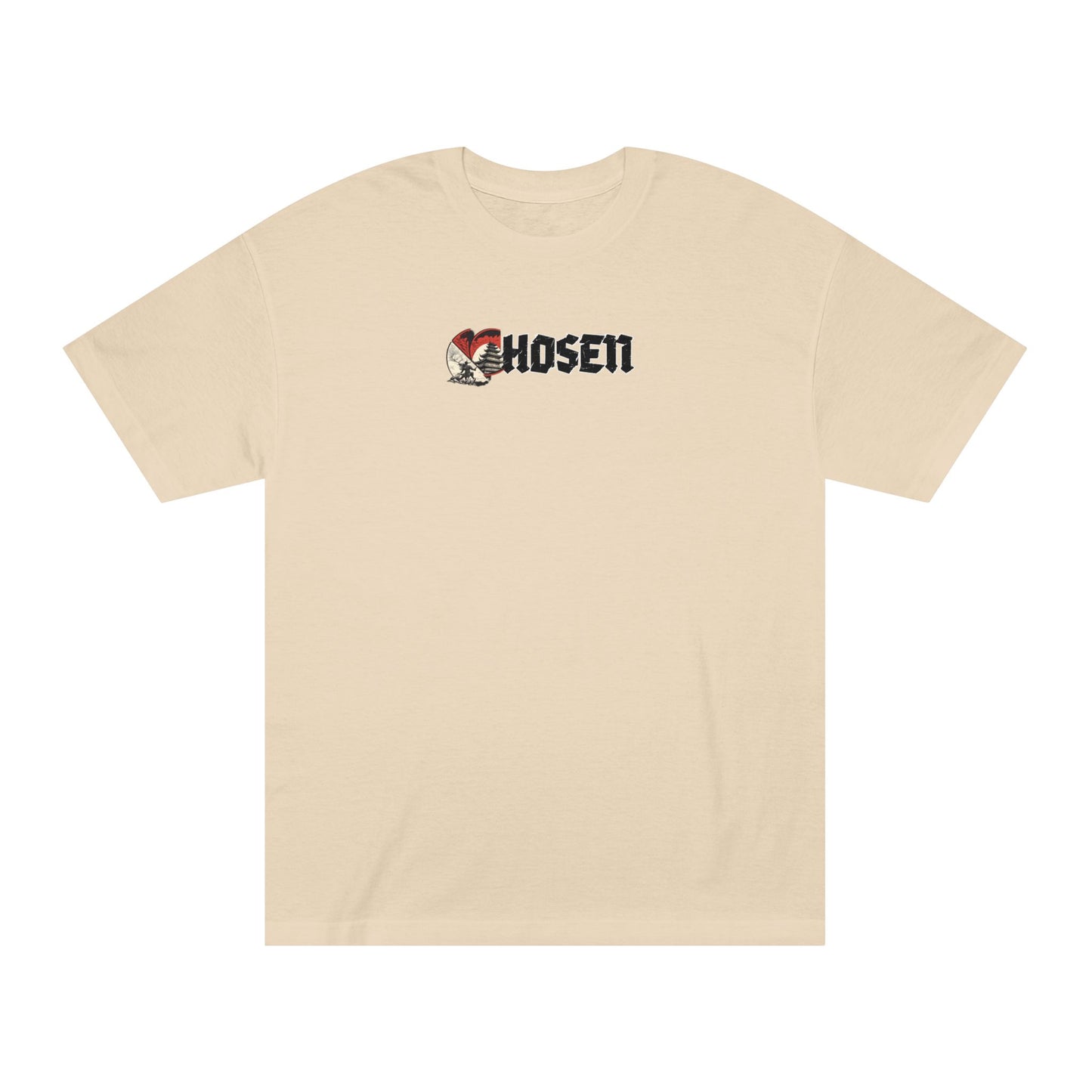 Chosen C-Logo Front/Back Graphic T-Shirt - ”Chosen by Fire, Forged by Purpose”